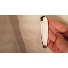 MOORE MAKER USA 3202 B TRAPPER WHITE DELRIN HANDLES NEW IN BOX MOORE MAKER USA 3202 B TRAPPER WHITE DELRIN HANDLES NEW IN BOX