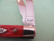 Robeson 1999 Cherry Red Bone Doctors Knife Pattern # 622114