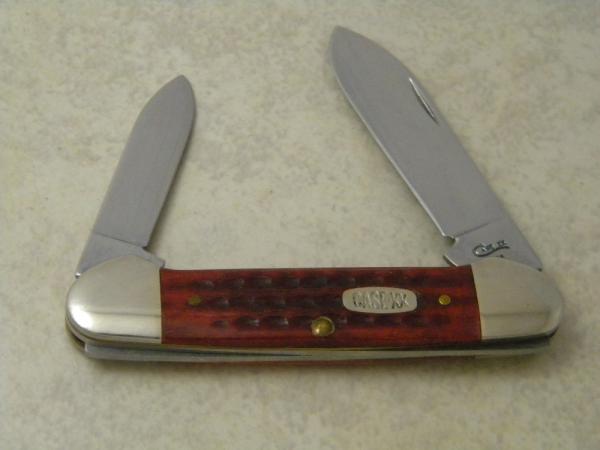 Case XX USA 4 Dot Jigged Bone 62131 SS Canoe Knife Case XX USA 4 Dot Jigged Bone 62131 SS Canoe Knife