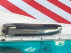 Vintage (HAND MADE) Bulldog Brand 3 Blade Whittler with Great Looking Buffalo Horn Handles & NOS Vintage (HAND MADE) Bulldog Brand 3 Blade Whittler with Great Looking Buffalo Horn Handles & NOS