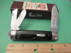 Schatt & Morgan 100th Anniversary Cape Buffalo Equal End Whittler Pattern # 143299