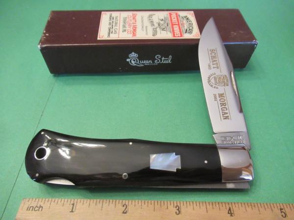 Schatt & Morgan 100th Anniversary Cape Buffalo Horn Lock Back  Pattern # 14113 L