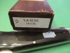 Schatt & Morgan 100th Anniversary Cape Buffalo Horn Lock Back  Pattern # 14113 L