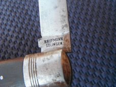 Vintage Kaufman Germany Large Folding Pocket Knife.  Made in Solingen Germany!!!