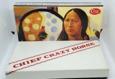 Case XX Knife Fixed Blade Kodiak Hunter Chief Crazy Horse Cch #219 Display Box
