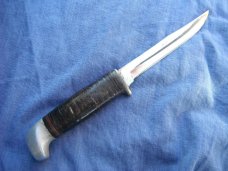 VINTAGE RARE CASE XX 1940-1964, HUNTING KNIFE & ORIGINAL SHEATH (Bird and Trout M3F SSP?) VINTAGE RARE CASE XX 1940-1964, HUNTING KNIFE & ORIGINAL SHEATH (Bird and Trout M3F SSP?)