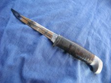 VINTAGE RARE CASE XX 1940-1964, HUNTING KNIFE & ORIGINAL SHEATH (Bird and Trout M3F SSP?) VINTAGE RARE CASE XX 1940-1964, HUNTING KNIFE & ORIGINAL SHEATH (Bird and Trout M3F SSP?)