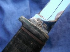 VINTAGE RARE CASE XX 1940-1964, HUNTING KNIFE & ORIGINAL SHEATH (Bird and Trout M3F SSP?)
