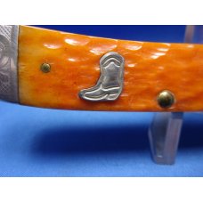 Case XX Boot shield Trapper Jigged Bone 2005 Case XX Boot shield Trapper Jigged Bone 2005