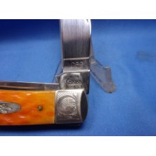 Case XX Boot shield Trapper Jigged Bone 2005 Case XX Boot shield Trapper Jigged Bone 2005