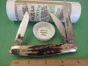 Great Eastern  Northfield  Sambar Stag Dixie Stockman Pattern # 828318