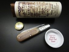 Great Eastern Cutlery Tidioute #15 TC Barlow Sepia Sawcut Bone SFO GEC 152121 Great Eastern Cutlery Tidioute #15 TC Barlow Sepia Sawcut Bone SFO GEC 152121