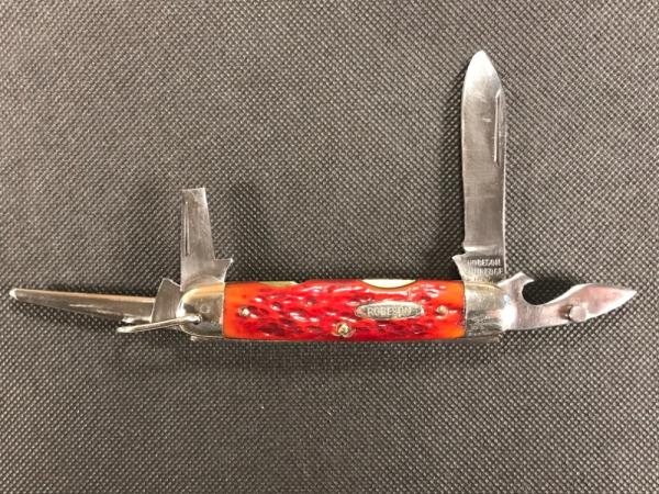 Robeson Shuredge Scout Knife c. 1940s-50s Strawberry Bone!