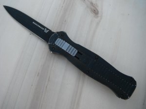 Benchmade FULL SIZE Infidel 3300BK OTF Automatic Knife (3.91" Black) MSRP $515