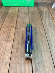 Hen and Rooster (Bertram Cutlery) Little Quarter Horse Sowbelly Stockman Blue Jigged Bone Gorgeous! Hen and Rooster (Bertram Cutlery) Little Quarter Horse Sowbelly Stockman Blue Jigged Bone Gorgeous!