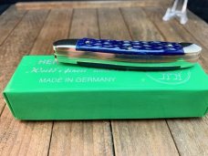 Hen and Rooster (Bertram Cutlery) Little Quarter Horse Sowbelly Stockman Blue Jigged Bone Gorgeous! Hen and Rooster (Bertram Cutlery) Little Quarter Horse Sowbelly Stockman Blue Jigged Bone Gorgeous!