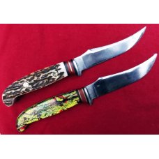 Western 237 - Restored with New Stag Handles and Handmade Leather Sheath. Western 237 - Restored with New Stag Handles and Handmade Leather Sheath.
