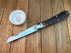 Great Eastern Cutlery Made For Waynorth Cutlery 93 Real Lambfoot Chestnut Jigged Bone