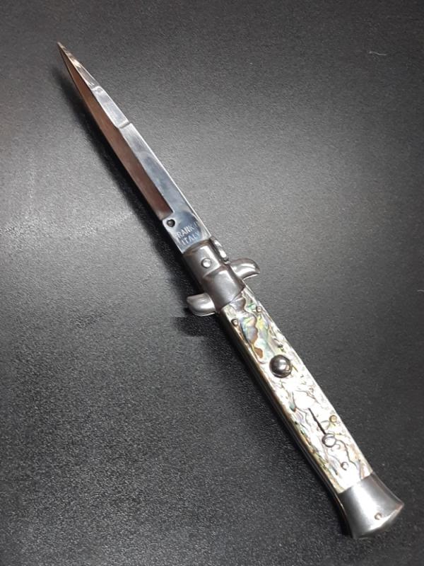 9" Abalone Italian Stiletto. Frank Beltrame 9" Abalone Italian Stiletto. Frank Beltrame