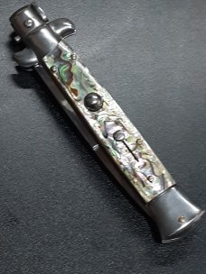 9" Abalone Italian Stiletto. Frank Beltrame 9" Abalone Italian Stiletto. Frank Beltrame