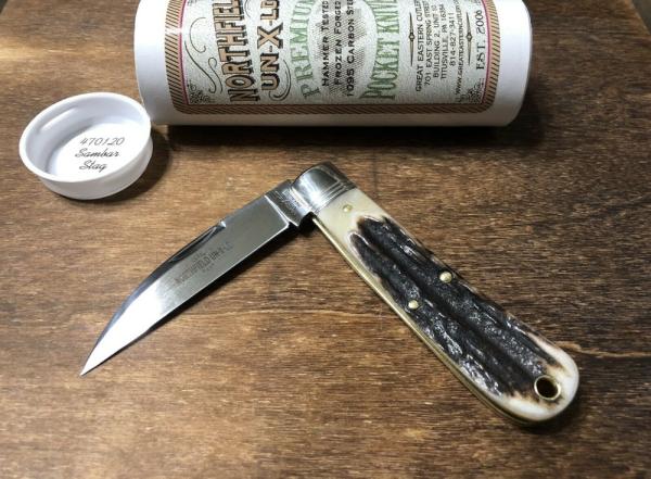 Great Eastern Cutlery #47 Viper with Sambar Stag scales - GEC 470120