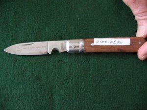 FRIEDR. HERDER DROP POINT BLADE #0106 KNIFE WOOD HANDLES USA NEW 