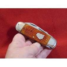WINCHESTER W 29110 BH ELEPHANT TOE 2 BLADE BURNT ORANGE BONE HANDLES 1997 KNIFE WINCHESTER W 29110 BH ELEPHANT TOE 2 BLADE BURNT ORANGE BONE HANDLES 1997 KNIFE