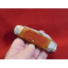 WINCHESTER W 29110 BH ELEPHANT TOE 2 BLADE BURNT ORANGE BONE HANDLES 1997 KNIFE WINCHESTER W 29110 BH ELEPHANT TOE 2 BLADE BURNT ORANGE BONE HANDLES 1997 KNIFE