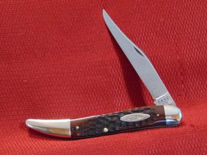  OLD CASE XX 61093 TOOTH PICK KNIFE BONE HANDLES 1940/1964 USED