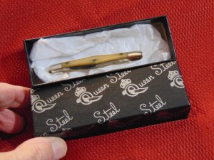 MIB1994 QUEEN STEEL LADIES PEN KNIFE BONE HANDLES 1 OF 50 MADE