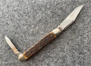 KENDAL Winsted Conn. USA serpentine double end jack knife