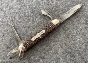 SWORD BRAND "SCOUT KNIFE" 4 blade utility