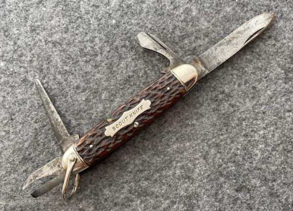 SWORD BRAND "SCOUT KNIFE" 4 blade utility