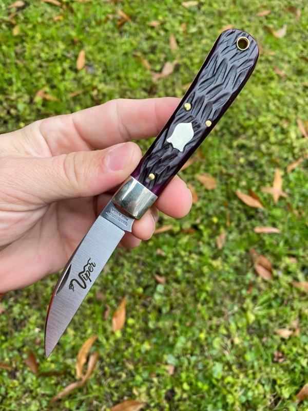 Great Eastern Cutlery 470120 New Viper release in Black plum bone Great Eastern Cutlery 470120 New Viper release in Black plum bone