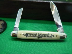 2003 Schatt & Morgan Ivory Office knife, near mint, 1 of 600