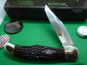 Case Straight XX (40-64) Wood handles folding hunter (6165 SAB) Nice piece