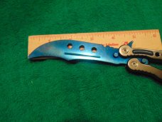 Butterfly  / Balisong Training knife,   Metal Practice  Trainer 