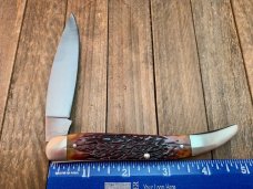 A.G. Russell 5” Toothpick Jigged European Red Deer Bone USA Made