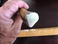 Hand forged USA maker, Stag handle, Finnish style Puukko & sheath Hand forged USA maker, Stag handle, Finnish style Puukko & sheath