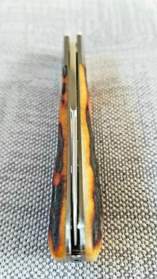 Phil Jacob Amber Stag Lanny Clip Knife,3.5" closed ,Cpm-154, pouch & coa, as good as it gets Phil Jacob Amber Stag Lanny Clip Knife,3.5" closed ,Cpm-154, pouch & coa, as good as it gets