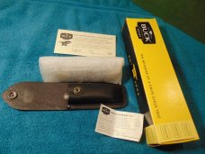 Buck Knife 110 Fifty Years Anniversary, Folding Hunter, Lock Blade NOS/NIB NEW OLD STOCK /NEW IN BOX Buck Knife 110 Fifty Years Anniversary, Folding Hunter, Lock Blade NOS/NIB NEW OLD STOCK /NEW IN BOX