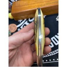 USA era transition bulldog, near mint with wood display box USA era transition bulldog, near mint with wood display box