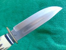Vintage Voos, Schlieper - Fist w/3 Arrows Logo 6" Fixed Blade Knife w/Leather Sheath Made in Germany Vintage Voos, Schlieper - Fist w/3 Arrows Logo 6" Fixed Blade Knife w/Leather Sheath Made in Germany