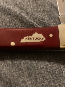 Carl Schleiper 3 German Eyes Canoe With Kentucky Silver Sheild Hammer Forged Solingen Germany Carl Schleiper 3 German Eyes Canoe With Kentucky Silver Sheild Hammer Forged Solingen Germany