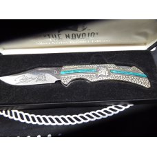 united cutlery brand, David Yellowhorse Silver Series, "The Navajo", 1 of only 2500 made united cutlery brand, David Yellowhorse Silver Series, "The Navajo", 1 of only 2500 made