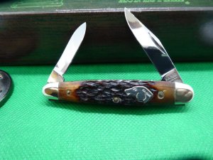 Ka-bar dog head pen knife, near mint