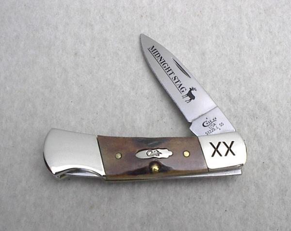 CASE XX USA GENUINE STAG ( 51225 L ) LOCK BACK - NEW IN BOX