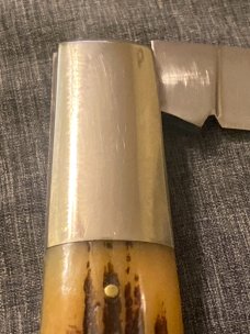 New Schatt & Morgan 1095 Carbone Single Blade Barlow Style Pocket Knife New Schatt & Morgan 1095 Carbone Single Blade Barlow Style Pocket Knife