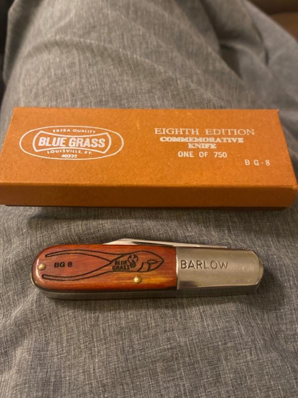 John Primble Blue Grass Louisvills Ky 1 of 750 BG-8 Pliers Barlow New In Box John Primble Blue Grass Louisvills Ky 1 of 750 BG-8 Pliers Barlow New In Box
