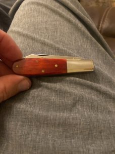 New Robeson ShurEdge Smooth Red Bone Barlow With Two Blades New Robeson ShurEdge Smooth Red Bone Barlow With Two Blades
